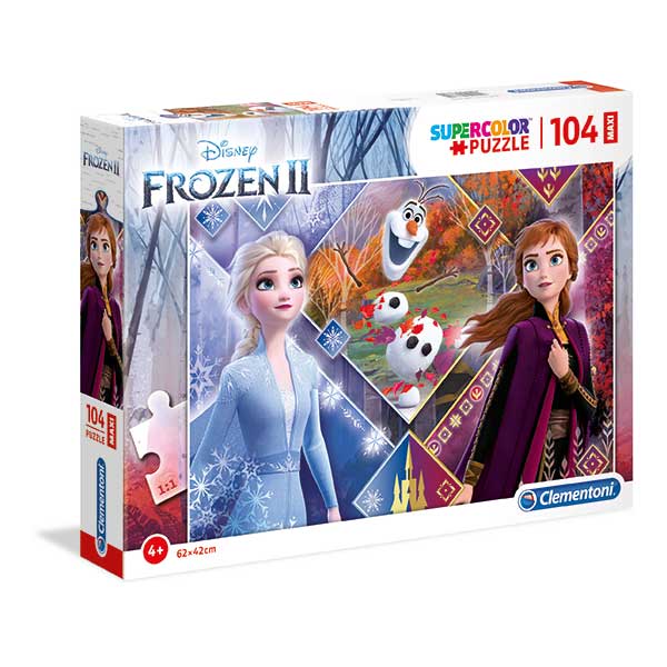 Disney Frozen 2 - 104 pezzi - Supercolor Puzzle - Giocheria