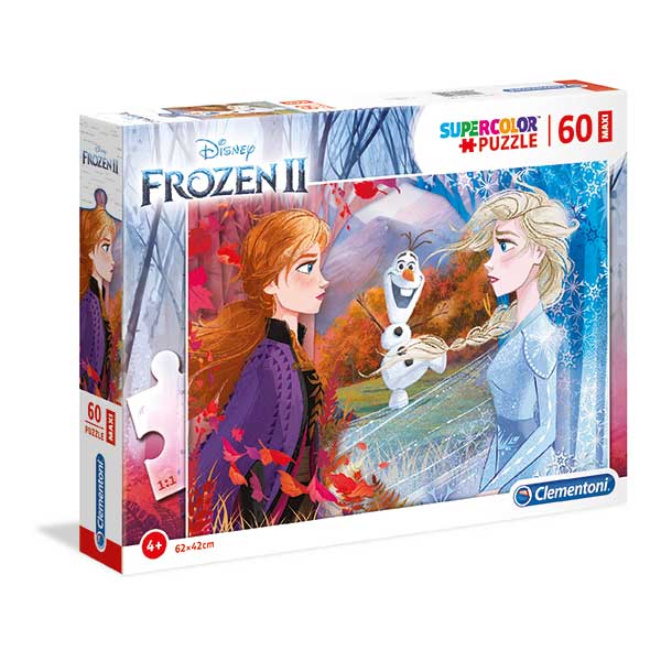 Disney Frozen 2 - 60 pezzi - Supercolor Puzzle - Giocheria